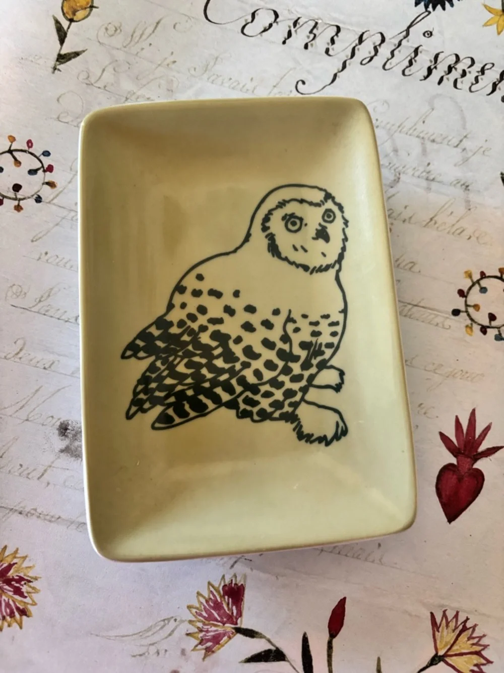 West Elm + Jason Polan - Owl Small Trinket Dish